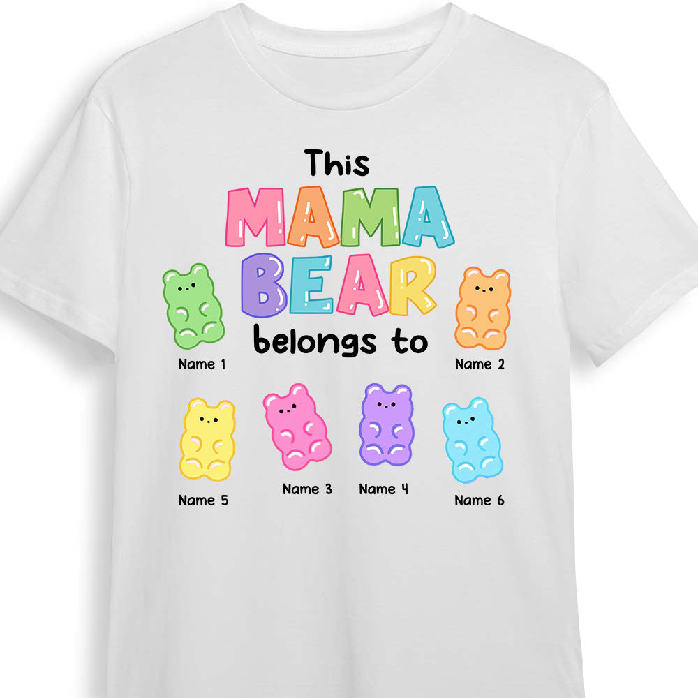 Personalized Mama Bear T Shirt MR101 85O58