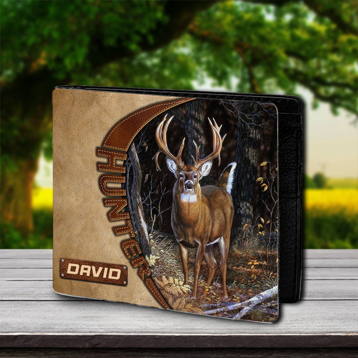 Personalized Deer Men's Wallet - HM001PS06