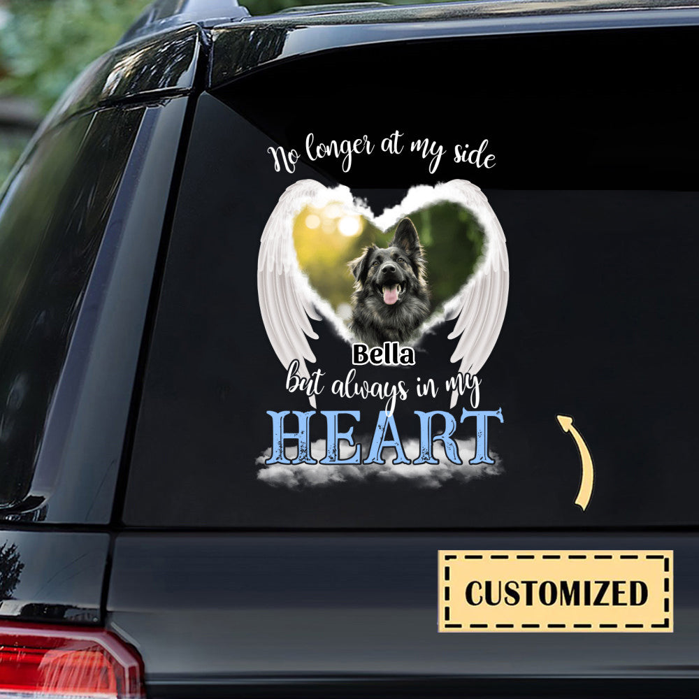 Personalized No Longer At My Side But Always In My Heart Decal