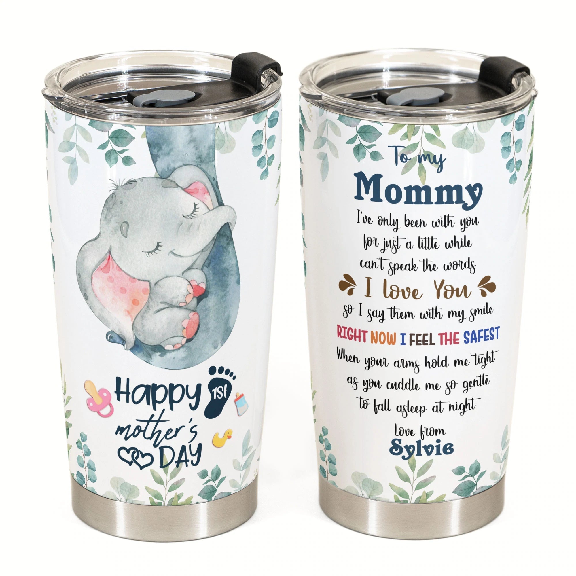 To My Mommy - Personalized Tumbler Cup - Mother's Day Gift For Mother